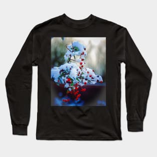 Red Berries Long Sleeve T-Shirt